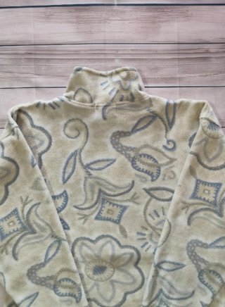 Polar Vintage Estampado Floral Mujer Talla S