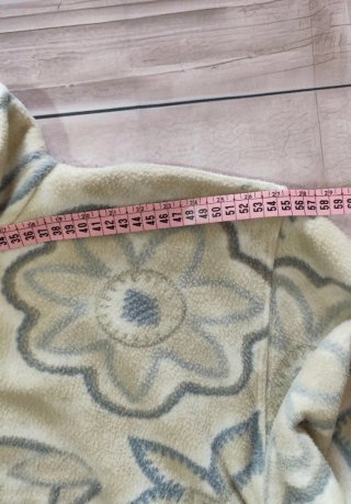Polar Vintage Estampado Floral Mujer Talla S