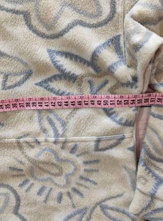 Polar Vintage Estampado Floral Mujer Talla S