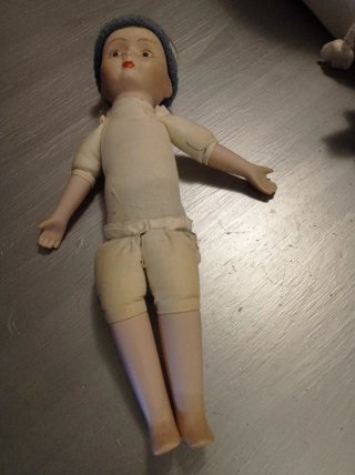 Muñeco antiguo porcelana colección