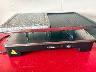 Plancha Grill y Piedra Natural con accesorios