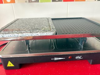 Plancha Grill y Piedra Natural con accesorios