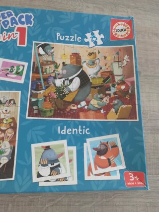 Super Pack 4 en 1 Puzzles Educa