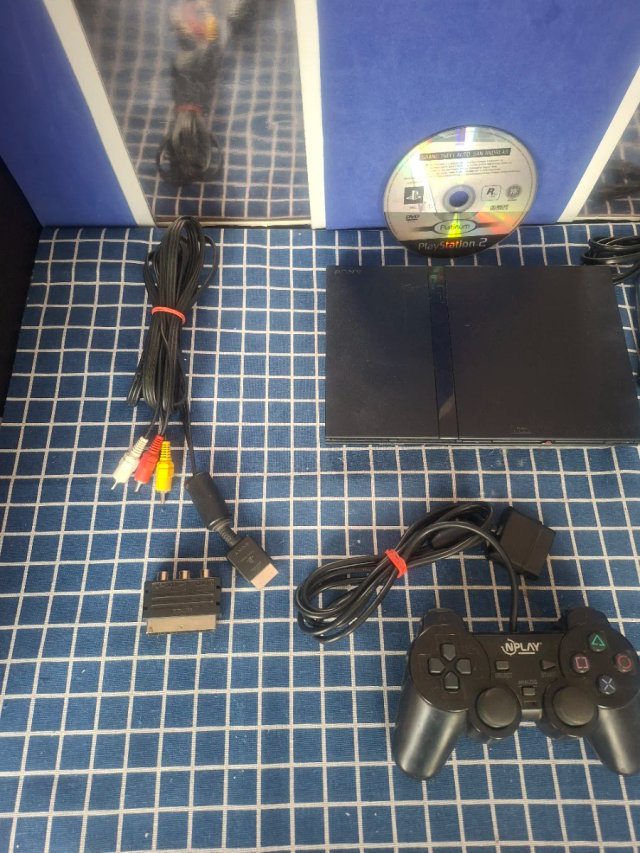 PS2 SLIM + GTA ORIGINAL COMPLETA