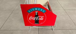 Espositore vintage Coca-Cola per bottiglie