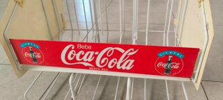 Espositore vintage Coca-Cola per bottiglie