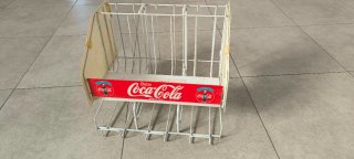 Espositore vintage Coca-Cola per bottiglie