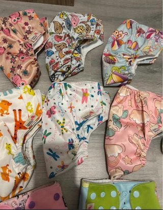 Lote Pañales Reutilizables Bebé Littles & Bloomz