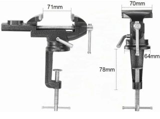 Tornillo de banco 70mm