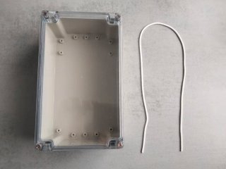 Caja de registro eléctrica.