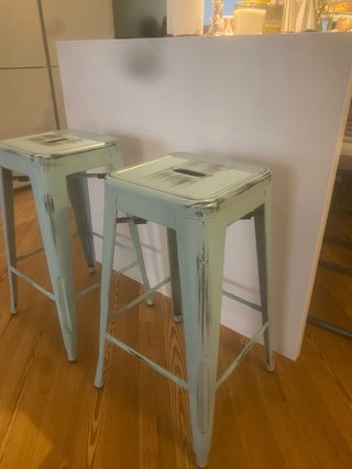 Taburetes Altos Estilo Tolix Metálicos