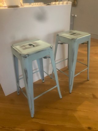 Taburetes Altos Estilo Tolix Metálicos