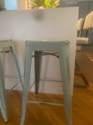 Taburetes Altos Estilo Tolix Metálicos