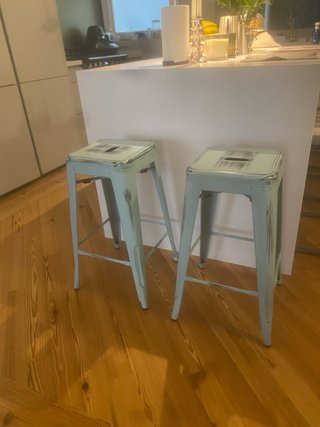 Taburetes Altos Estilo Tolix Metálicos