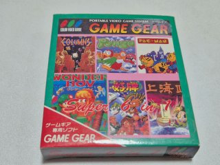 GAME GEAR SUPER 6 IN 1 : COLUMNS , PONGO , PAC-MAN