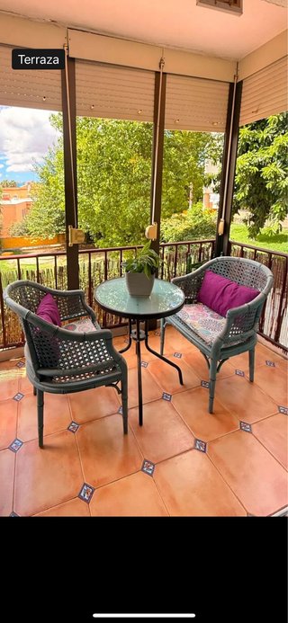 Conjunto mesa y sillas terraza