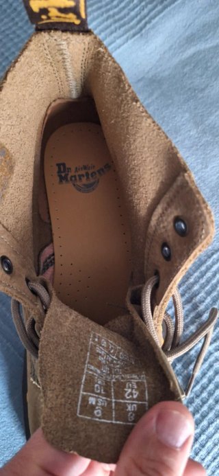 Botas Dr Martens Nobuk Verde Oliva