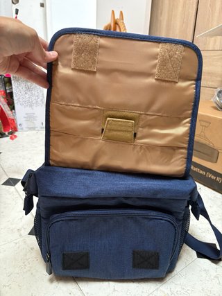 Funda de cámara azul