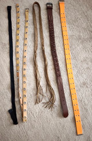 Lote 5 Cinturones Estilo Variado