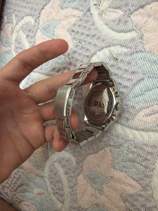 Reloj Lotus Cronógrafo Rojo y Plateado