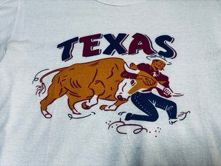 Camiseta Texas con estampado de toro