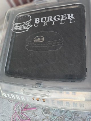 Parrilla hamburguesas George Foreman, c