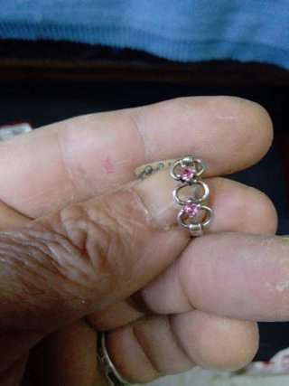Anillo plata antigua