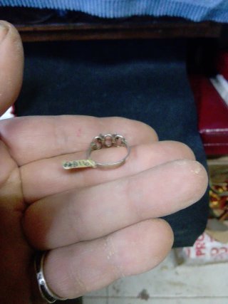 Anillo plata antigua