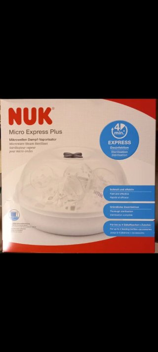 Sterilizzatore Microonde NUK vaporizzatore