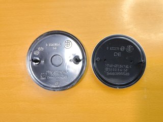 PACK 7 EMBLEMAS BMW - TAPABUJES BMW 68mm ANAGRAMAS