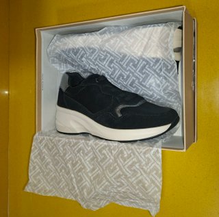 Zapatillas Latouche Talla 39 Negro/Plata