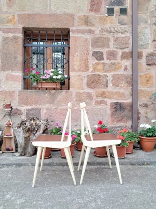 Coppia di Sedie Vintage Mid-Century - Stile Nordico