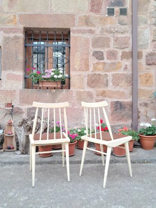 Coppia di Sedie Vintage Mid-Century - Stile Nordico
