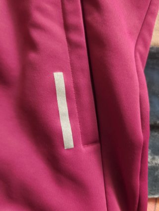 Chaqueta deportiva Adidas morada con cremallera