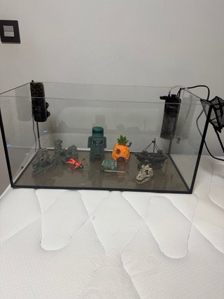 Kit Acuario Peces Decoración Spongebob