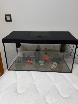 Kit Acuario Peces Decoración Spongebob