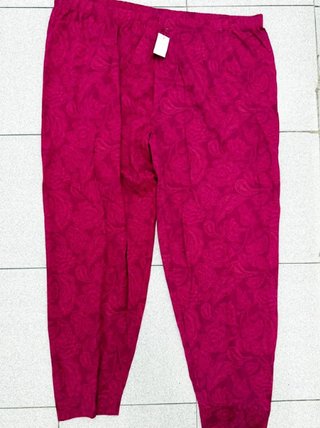 Pantalones sueltos bombachos morados · Paisley XXL