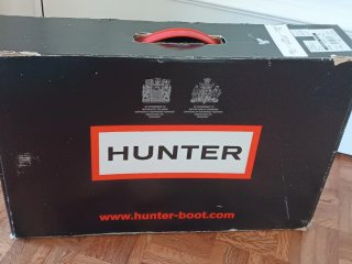 Botas Hunter moradas glossy T39