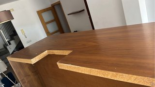 Mesa  comedor nogal americano