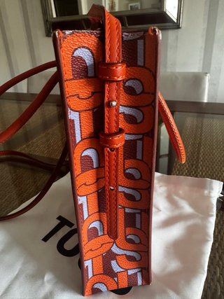 Bolso Tous Monograma Naranja y Marrón