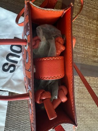 Bolso Tous Monograma Naranja y Marrón