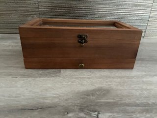 Relojero joyero de Madera con cajón