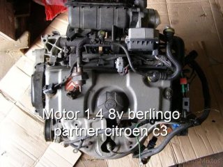 Motor 1.4 8v berlingo partner citroen c3