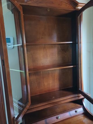 Vetrina in legno di ciliegio