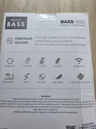 Cascos Inalambricos Heavy Bass 300