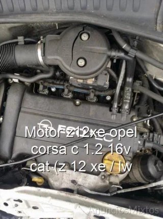 Motor z12xe opel corsa c 1.2 16v cat (z 12 xe / lw