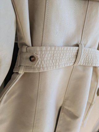 Zara Talla M - Gabardina Beige