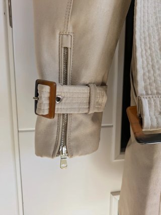 Zara Talla M - Gabardina Beige