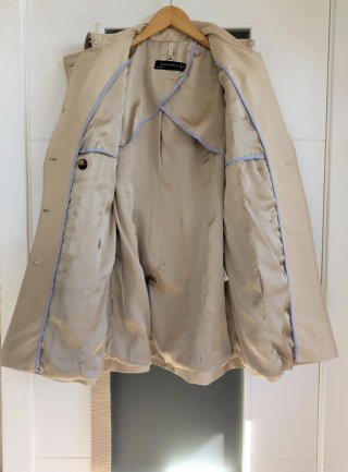 Zara Talla M - Gabardina Beige