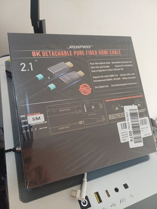 RUIPRO HDMI 2.1 8K, fibra óptica pura blindado 48g